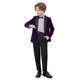 thumbnail image 2 of Odeerbi Chicos 4 Pcs Caballero Traje Formal Vestido Camisa + Chaqueta de Blazer + Pantalones de Traje + Corbata de Boda Trajes Conjunto, 2 of 9