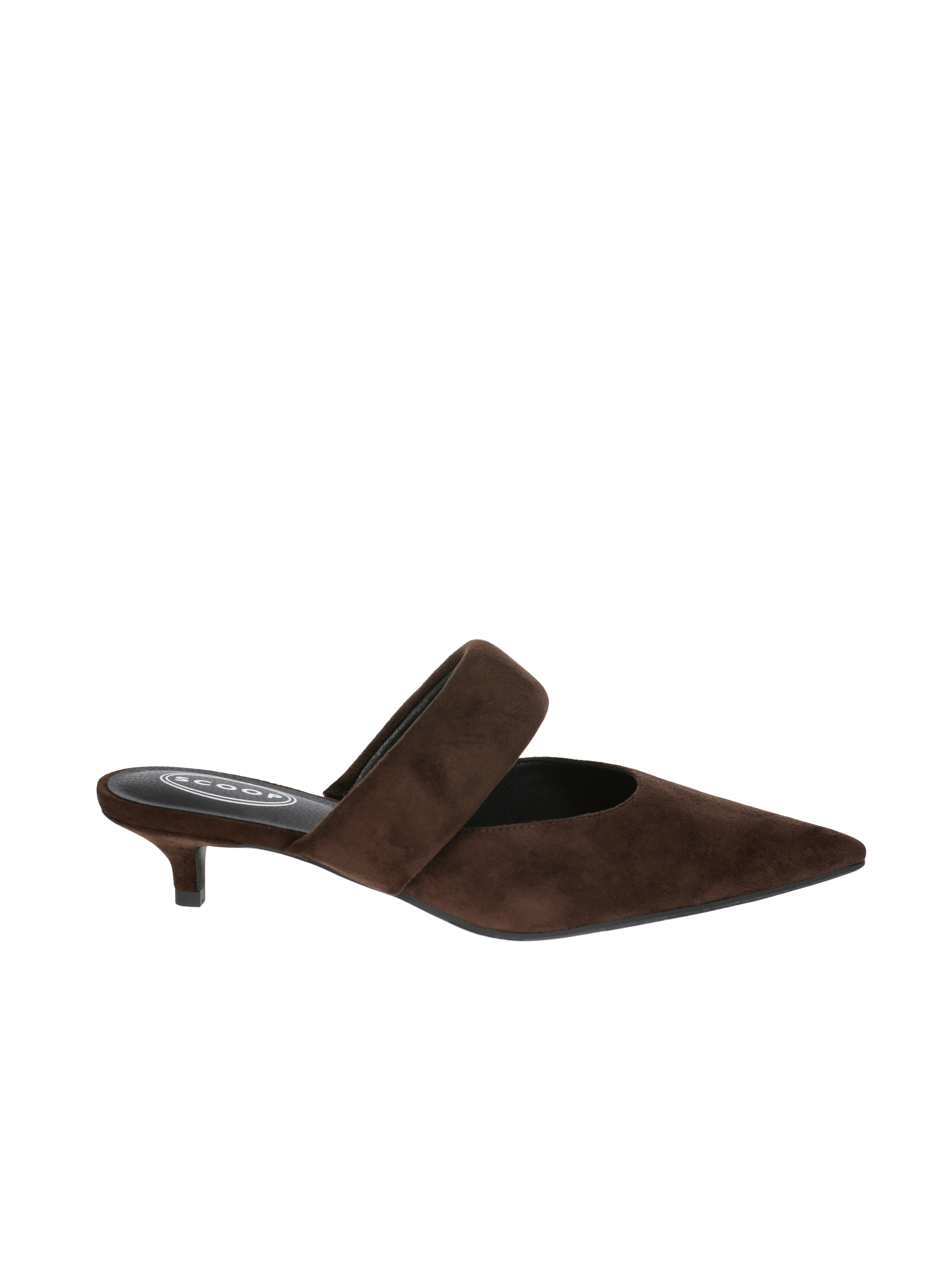 Scoop Women's Pointed Toe Kitten Heel Mary Jane Mules