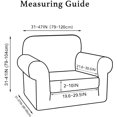 thumbnail image 2 of Stretch-jacquard sofa cover (chair, Loden Frost), 2 of 7