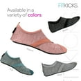 thumbnail image 3 of FITKICKS Live Well Active Footwear Foldable Water Shoes, Heathered Mauve (Women's), 3 of 7