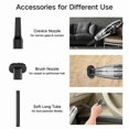 thumbnail image 5 of Wireless Vacuum Cleaner For Cars Vacuum Cleaner Wireless Vacuum Cleaner Car Handheld Vacuum Cleaners Power Suction Black_Perfect Gift, 5 of 5
