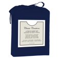 thumbnail image 2 of Cotton House - Wrinkle-Free Microfiber Sheet Set, Double Size, Dark Blue, 2 of 3