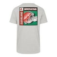 thumbnail image 3 of Men's '47  Gray Cleveland Browns Chrome Plate Franklin T-Shirt, 3 of 3
