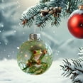thumbnail image 4 of Adornos navideños, adornos navideños, regalos navideños, exquisitos adornos navideños tridimensionales esféricos de ranas, decoración del hogar, adornos colgantes redondos de acrílico, 4 of 5