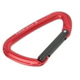thumbnail image 2 of D Ring Hook, Carabiner Clip Elastic Opening Lock Design Oxidation Resistance  For Mountaineering For Rappelling For Rock Climbing, 2 of 8