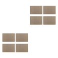 thumbnail image 4 of Inteprter 4 Pieces Linen Double Layer Placemats Home Indoor Non-slide Placemat Pad Cup Washable Outdoor Tableware Type2 NO2, 4 of 6