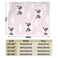 thumbnail image 3 of Kll Fleece Blanket Plush Throw Blanket Cute Panda,Soft Fuzzy Cozy Flannel Blanket For Couch Sofa Bed.(40"X30"), 3 of 9