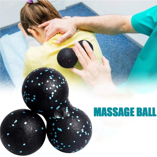 Wosthever La bola del masaje del maní alivia la fatiga y los músculos EPP seguro para las bolas del masaje de la rehabilitación cervical Uniforme atlético No.1 8*16cm