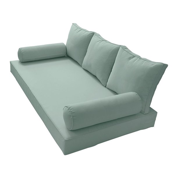 Style3 Twin Size 6PC Pipe Outdoor Daybed Matress Bolster ...