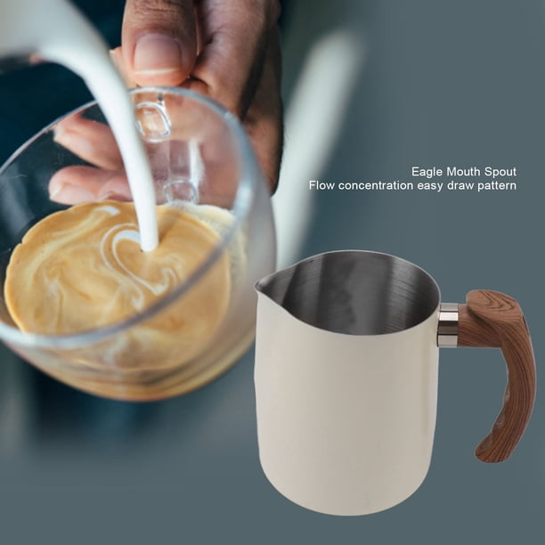 Pichet à Lait En Acier Inoxydable De 700 Ml Pour Café, Latte, Mousse
