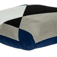 thumbnail image 3 of Parkland Collection Hexa Gray Geometric Decorative Throw Pillow, 20 x 20 Contemporary Accent Pillow, 3 of 6