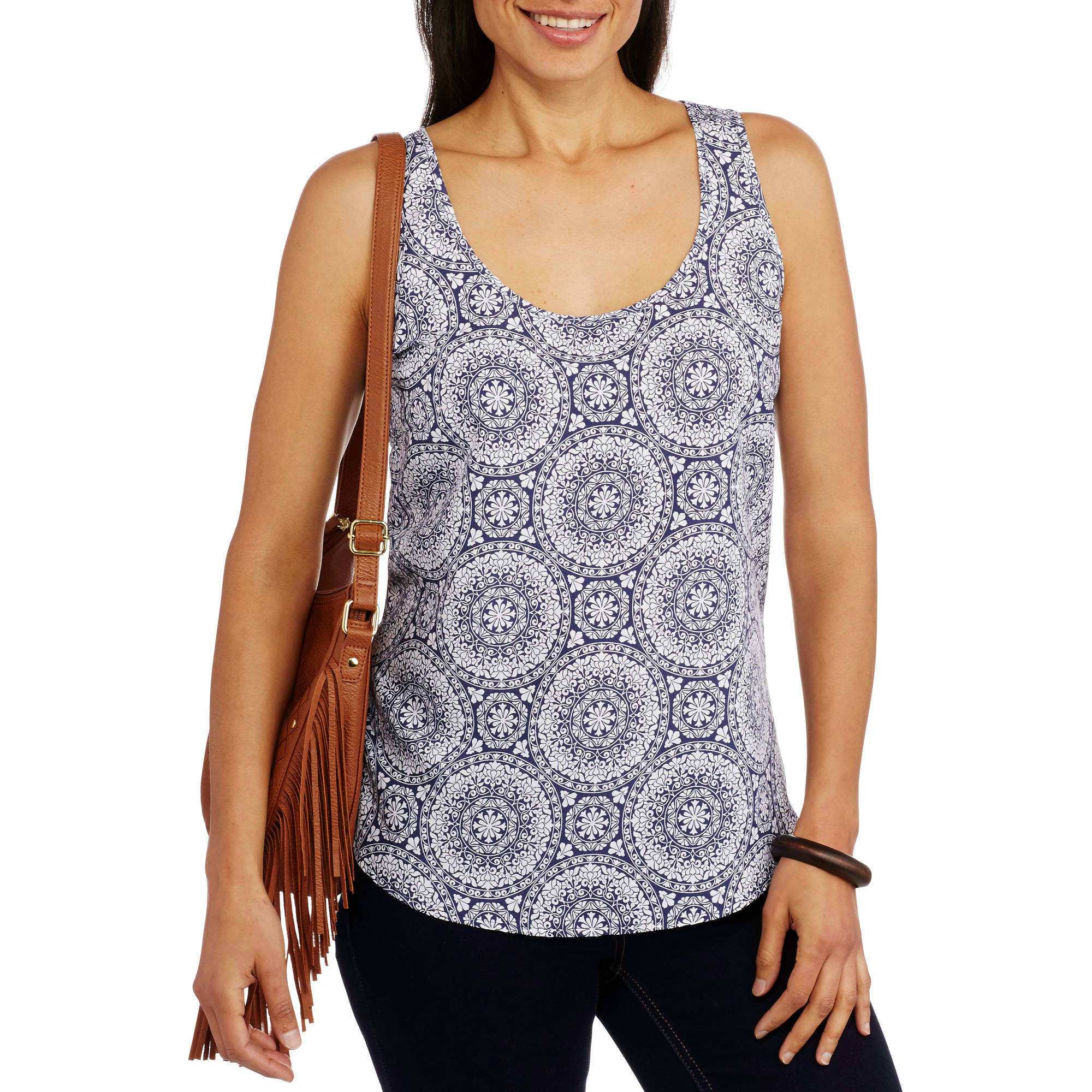 Women's Essential Woven Tank - Walmart.com