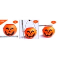 thumbnail image 2 of Portable Pumpkin Lantern Halloween Decoration Decorations April Fools' Day Large Medium And Small Candy Bucket, 2 of 4