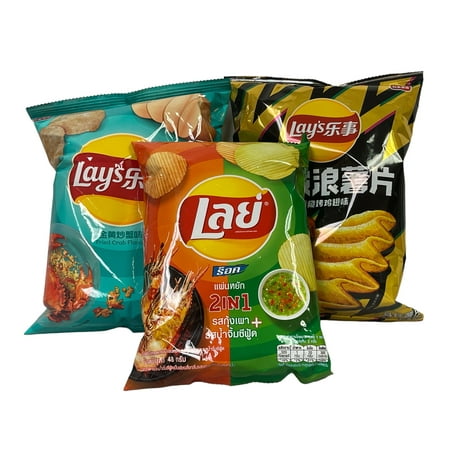 Asia Flavors of Lay's Potato Chips; Seller Pick of 3 Different Flavors