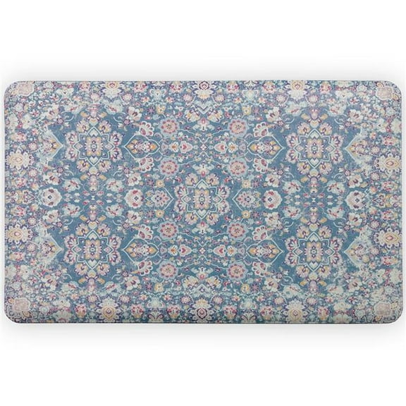 Kilim Anti-Fatigue Comfort Mat, Blue