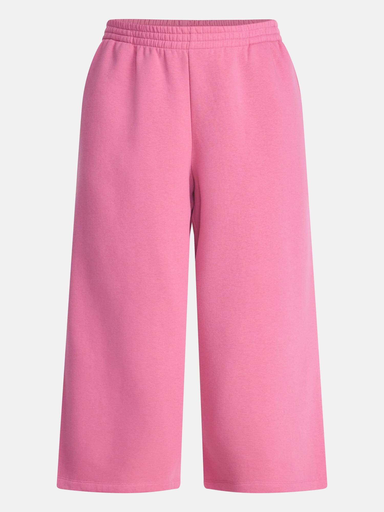 Terra & Sky Women's Plus Fleece Wide Leg Sweatpants, Sizes 0X-5X