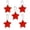 D, variant on Dvkptbk The Reflector 5Pcs Reflective Pendant Outdoor Reflective Pendant Star Shape Reflective Suitable for Backpack Riding Walking Running Travel Equipment