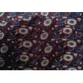 thumbnail image 4 of oneOone Cotton Silk Fabric Leaves & Floral Block Printed Craft Fabric BTY 42 Inch Wide, 4 of 5