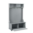 thumbnail image 4 of C0000J Entryway Hall Tree With Storage Bench Open Shelves Coat Rack Hooks Shoe Cabinet For Hallway Entryway Mudroom Use, 4 of 8