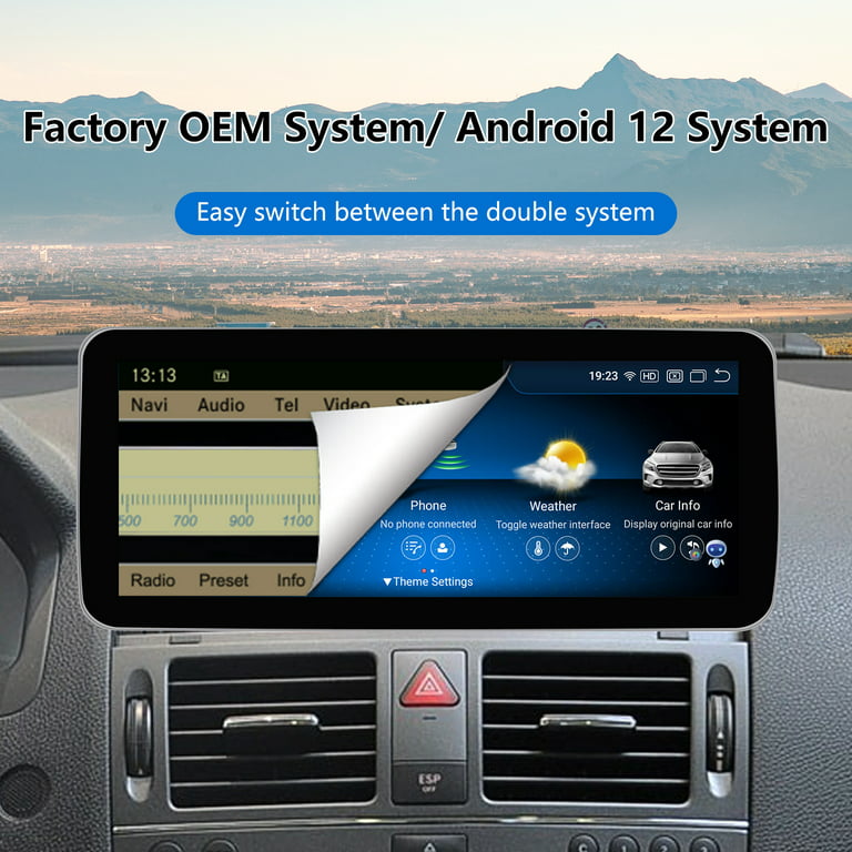 9 pulgadas Android para 2007-2014 Mercedes Benz Clase C W204 Radio