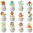 thumbnail image 1 of Musaeva 36 toppers para cupcakes de Jesús, decoración cristiana, 1 of 6