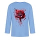 thumbnail image 3 of Blusas y camisas de manga larga y cuello redondo para hombre, blusas casuales de moda con cuello redondo y manga corta, blusas de poliéster para hombre, 3 of 4