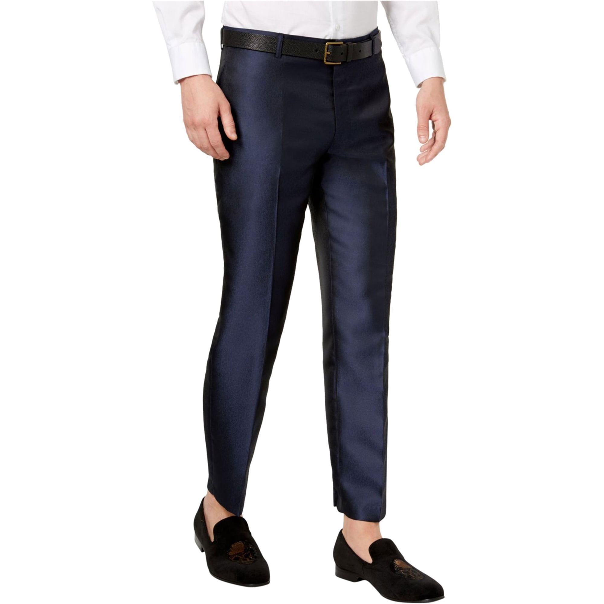 bar III Mens Wool Dress Pants Slacks, Blue, 40W x 32L - Walmart.com