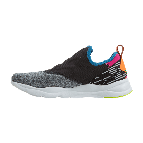 REEBOK MENS Furylite Slip-on Lux "COAL / BLUE / PINK / PEACH / YELLOW" AQ9243 AQ9243 from Stadium Goods