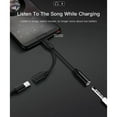 thumbnail image 6 of Type C to 3.5mm Charge Audio Adapter 2 in 1 USB C Splitter Headphone AUX Audio Cable for Smartphone Splitter, 6 of 7