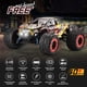 thumbnail image 3 of WIAORCHI 1:18 Scale 40+km/h High Speed Remote Control Car, 4x4 Waterproof Off Road RC Cars, Fast 2.4GHz All Terrain Toy Trucks Gifts for Boys and Adults, 2 Batteries for 40mins Fun, 3 of 5