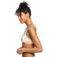 thumbnail image 3 of Roxy Women's Standard Beach Classics Athletic Bikini Top, Bright White Subtly Salty Flat 231, XXL, 3 of 4