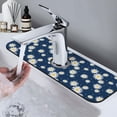 thumbnail image 7 of Kdxio Daisies Flowers Pattern Non-Slip Diatom Mud Faucet Drain Pad,Self Absorbent Mat for Kitchen Sink for Variety Kitchen & Bathroom Countertops, 7 of 7
