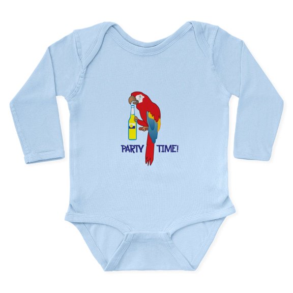 CafePress - PARTY TIME Body Suit - Long Sleeve Infant Bodysuit