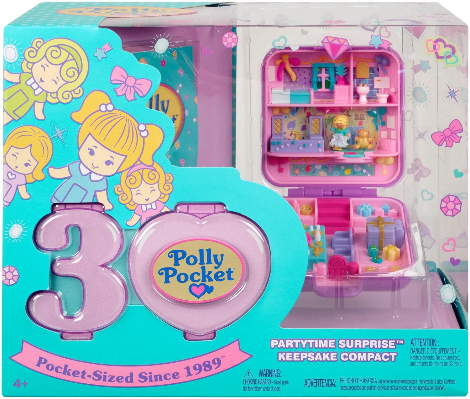 Polly Pocket Partytime Surprise Keepsake Compact - Walmart.ca