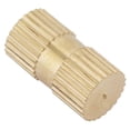 thumbnail image 5 of Tuercas moleteadas con rosca hembra M5, tuercas de inserción roscadas de latón, kit surtido de tuercas soldadas hidráulicamente M5*14*7,310 piezas, 5 of 5