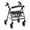 Night-Stitched Wildflowers, variant on HELLHERO Dark Christmas Style Rollator Seat Cover Rollator Seat Covers for Elder Breathable Reusable for Protective Cover