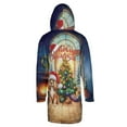 thumbnail image 2 of Merry Christmas Cocker Spaniel Santa Hat Xmas Tree Winter Holiday All Over Print 3D Hooded Duffle Toggle Coat Cockers Dog Lover Gifts - 01013, 2 of 6