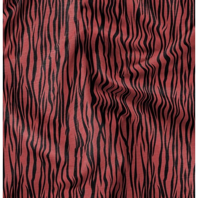 Soimoi Orange Satin Silk Fabric Wild Animal Skin Decor Fabric Printed BTY 42 Inch Wide