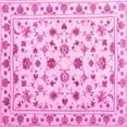 thumbnail image 1 of Ahgly Company Indoor Square Persian Pink Traditional Area Rugs, 4' Square, 1 of 4