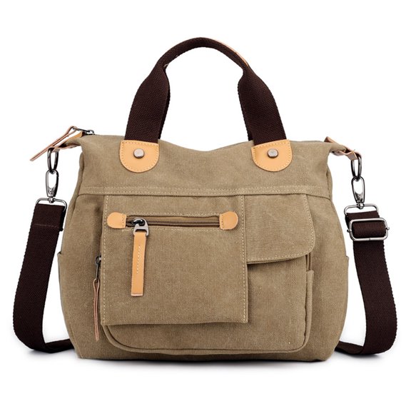 Hobo Handbags, Canvas Crossbody Bags for women Fashion Crossover Purse Cotton Shoulder Bag