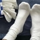 thumbnail image 1 of Calcetines de confinamiento, calcetines de pelo blanco, calcetines sin hueso de otoño e invierno, calcetines universitarios japoneses que absorben el sudor hasta la mitad de la pantorrilla, 1 of 3