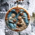 thumbnail image 4 of Fuebueo 2025 Clearance Nativity Christmas Ornament, Christmas Ornament, Christian Ornaments, Christmas Religious Decor, Christmas Tree Ornament, Christian Gift, Religious Gift, Gift Idea, 4 of 6