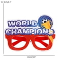 thumbnail image 5 of Soccer Themed Paper Eyewear Party Favors Supplies for Funny Football Party Glasses for 2022 World Cup Sports Party Favors Photo Shooting Props Novelty Soccer Party Glasses, 5 of 6