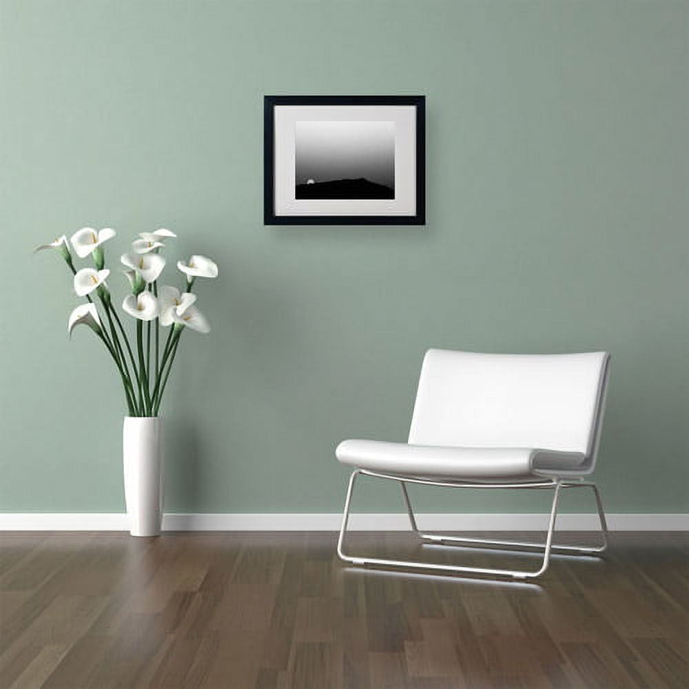 Trademark Fine Art "Goodbye Sweet Appetite" Matted Framed Art by Geoffrey Ansel Agrons, Black Frame