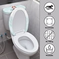 thumbnail image 4 of HELLHERO Keep Dust Stain Polyester Toilet Seat Covers, Elastic Bottom, Stretch 17"x21" Soft, Stays in Place Winter Scene, 4 of 5