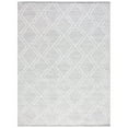 thumbnail image 3 of SAFAVIEH Kilim Meryll Diamond Polyester Area Rug, Grey/Ivory, 5' x 8', 3 of 10