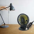 thumbnail image 4 of Ventiladores de coche Sharpla Ventiladores de refrigeración giratorios ajustables 12V, 4 of 8