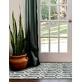 thumbnail image 7 of Unique Loom Matrix Trellis Collection Area Rug - Diamonds (3' x 10' Runner Gray/Ivory), 7 of 7