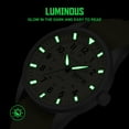 thumbnail image 3 of Bomieux Watches for Men Military Sport Watch with Nylon Strap Stylish Luminous Analog Quartz Watch Gift for Men, 3 of 9