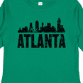 thumbnail image 4 of Inktastic Atlanta Skyline Grunge Boys or Girls Long Sleeve Toddler T-Shirt, 4 of 5